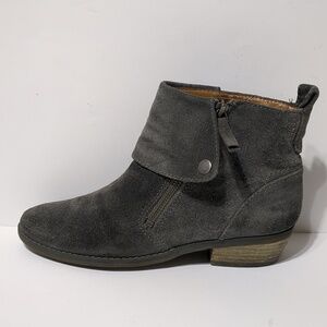 Nine West Vintage America suede gray bootie 6.5